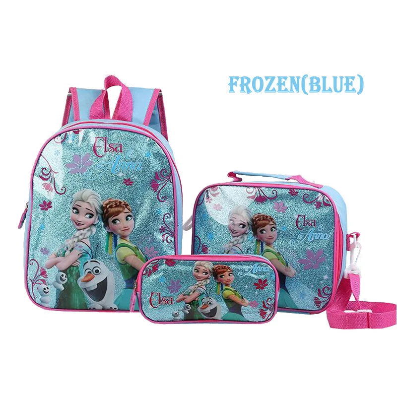 Frozen Fun: 3-Piece Kids School Bag Set