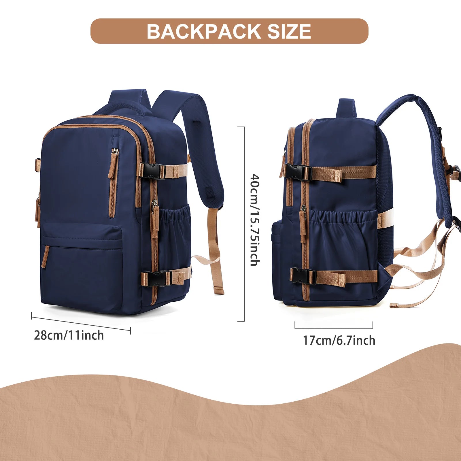 Men Travel Backpack  Airplane Bag Hand Luggage Wizzair 40x30x20 Carry-Ons Laptop Backpack Women Cabin Bags, School Backpacks