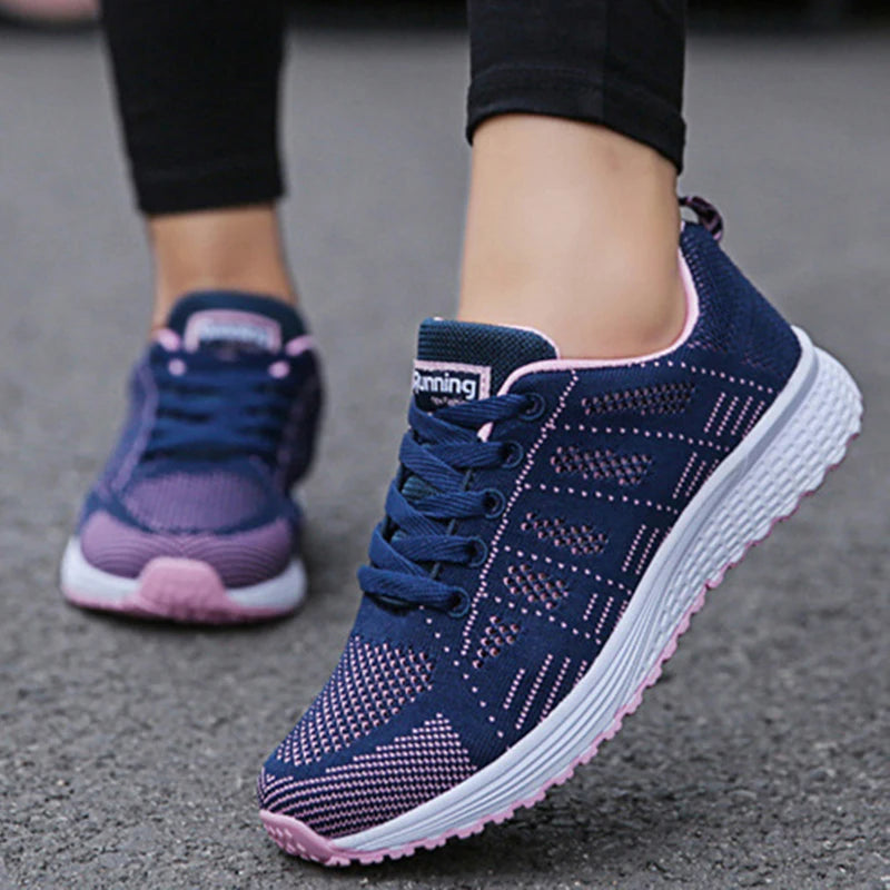 Women's Sneaker 2025 New Fashion Platform Women's Shoes Trainers Casual Sneaker Woman Lace Up Female Sneakers Tenis Feminino
