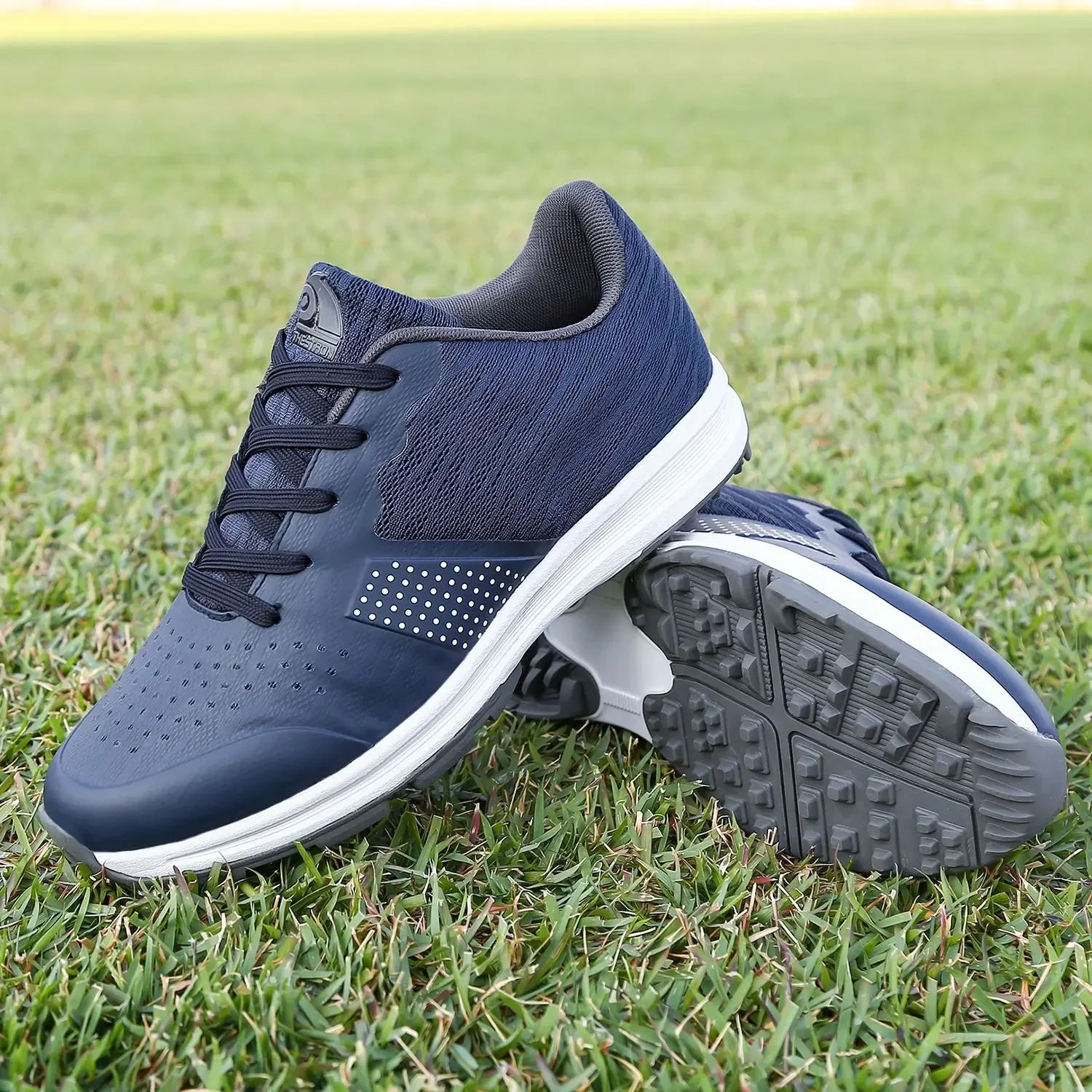 Waterproof Golf Training Shoes for Men Large Size Cross-Border THESTRON Golf Ball Shoes Anti-Slip Rubber Surface