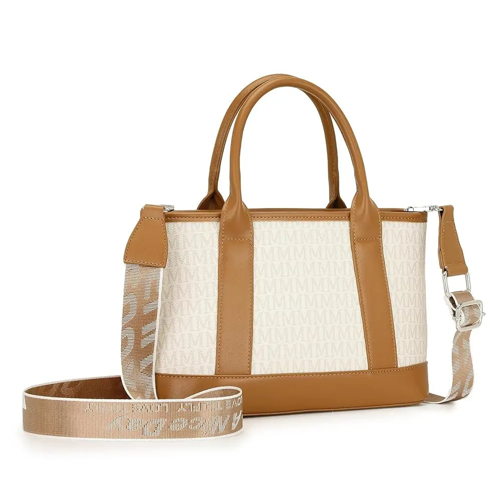 Miss Lulu Women's Medium Shoulder Bag - PU Leather Tote with Multiple Compartments, Stylish & Spacious