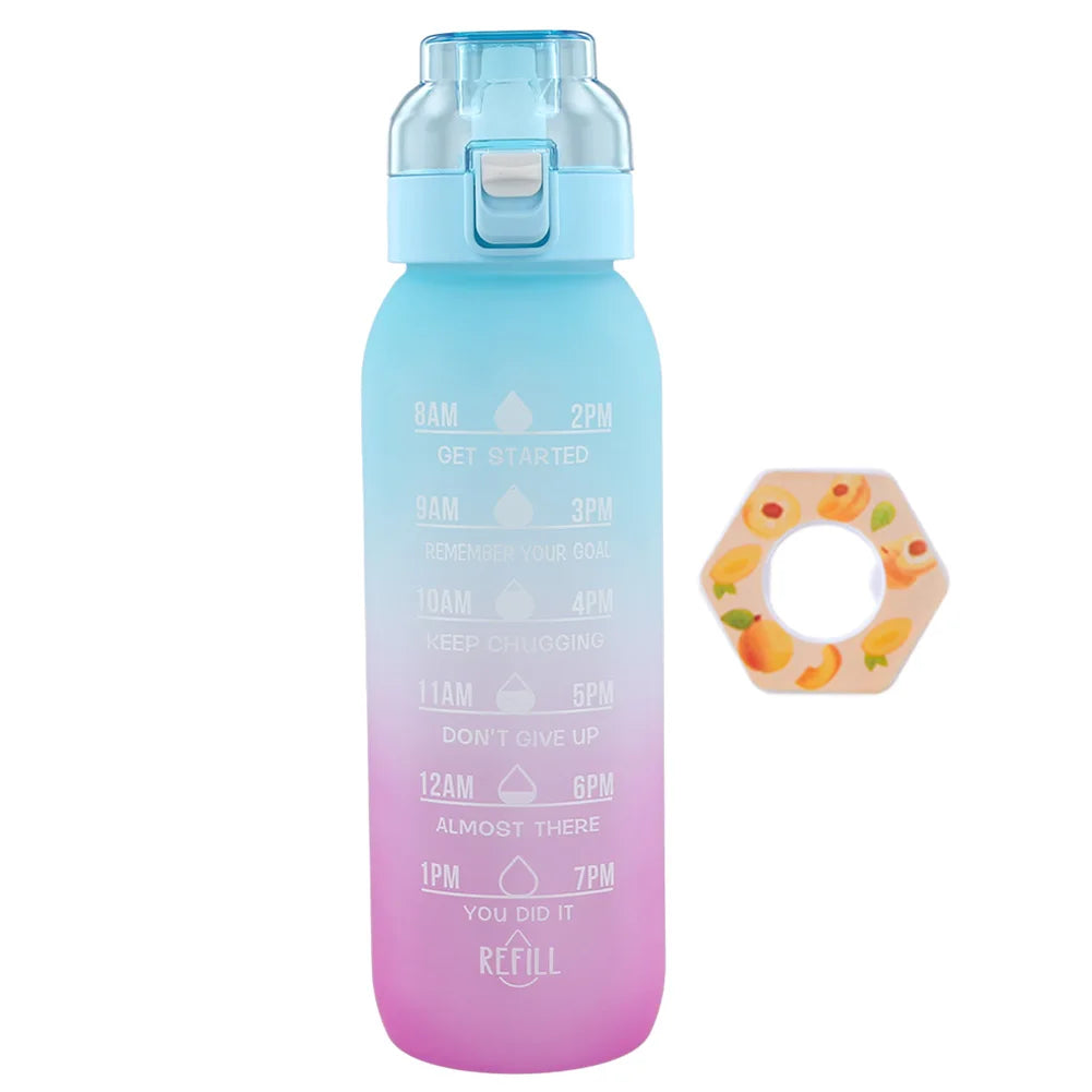 1000ML Fragrance Smelling Water Bottle with 1/7 Flavor Pod Air Water Up Bottle Scented Drinking Cup for Travel Climbing Hiking - YourGiftIdeasUK
