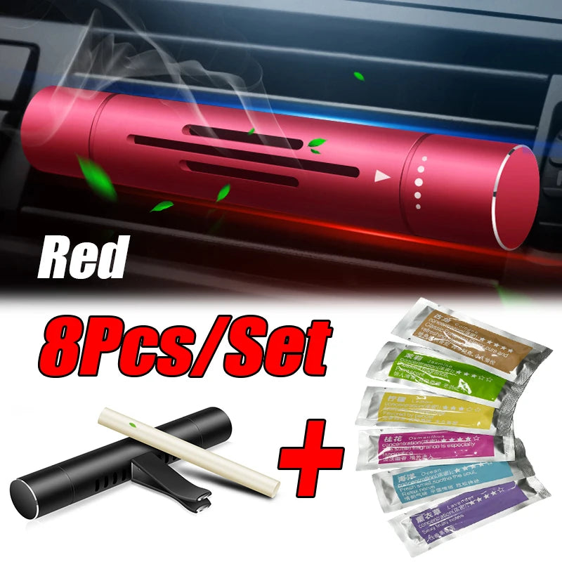 8Pc/Set Car Air Vent Perfume Car Air Freshener Flavoring Smell Aroma Car Perfumes Air Freshener Parfum Auto Interior Accessories - YourGiftIdeasUK