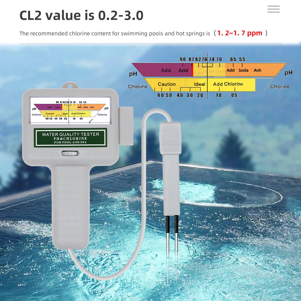 ChlorinePro 2-in-1 Digital Water Tester PC-101
