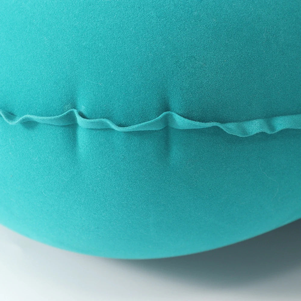 Camping Inflatable Pillow Outdoor Portable Pillow Pool Pillow LIghtweight Soft Car Pillow for Neck and Lumbar Support