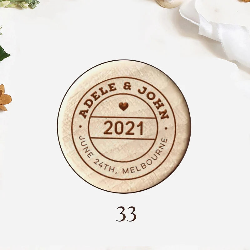 Custom 10pcs Wooden Wine Cork Stoppers with Thank You Card Wedding Party Baptism Ideas Personalized Gift for Guests in Bulk
