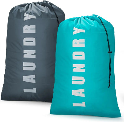 XL Travel Laundry Bags Dirty Clothes Organizer Machine Washable Easy Fit a Laundry Hamper or Basket