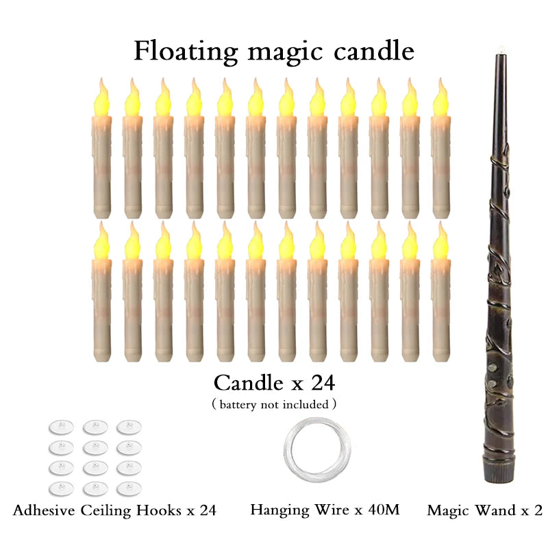 Halloween LED Floating Candles Magic Wand - YourGiftIdeasUK