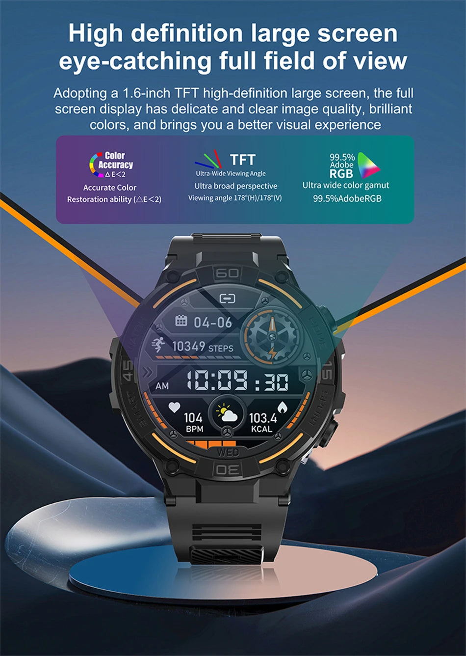 Smartwatch Military Men - YourGiftIdeasUK