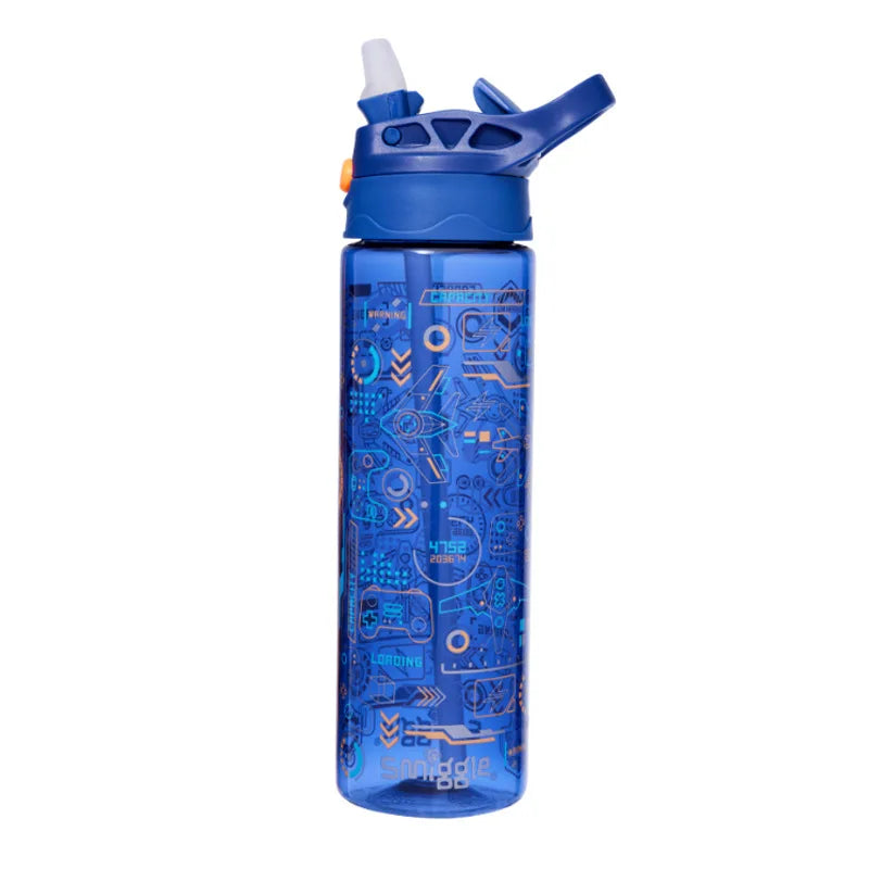 Smiggle Aussie Straw Bottle - Large Capacity