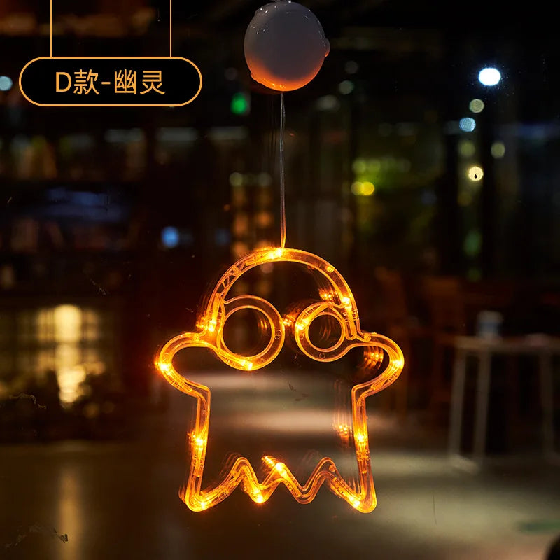 Halloween Decoration Window Lights LED Sucker Lamp - YourGiftIdeasUK