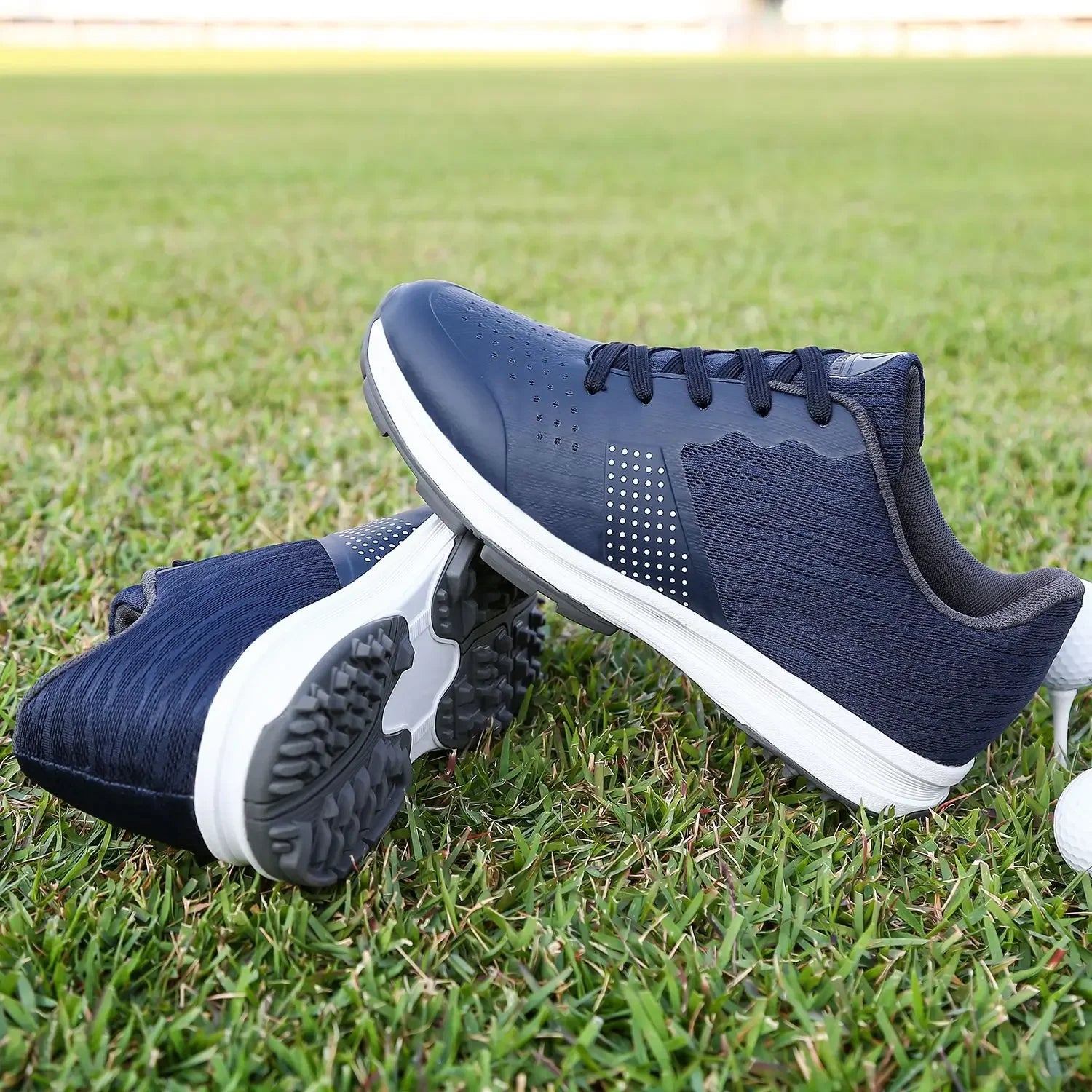 Waterproof Golf Training Shoes for Men Large Size Cross-Border THESTRON Golf Ball Shoes Anti-Slip Rubber Surface