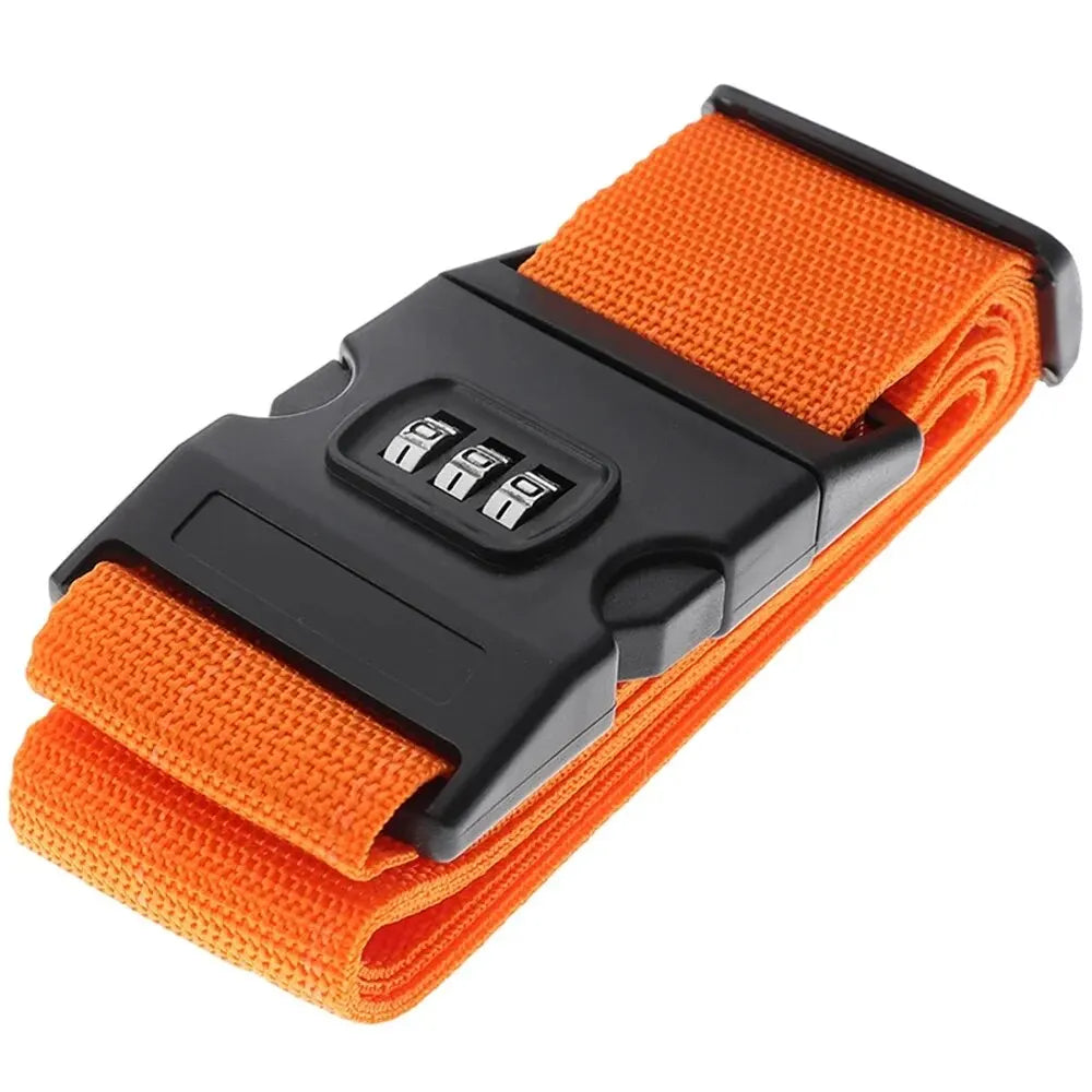 1PC Travel Luggage Strap Adjustable Password Lock Packing Belt Baggage Secure Lock Anti-theft Luggage Suitcase Buckle Strap