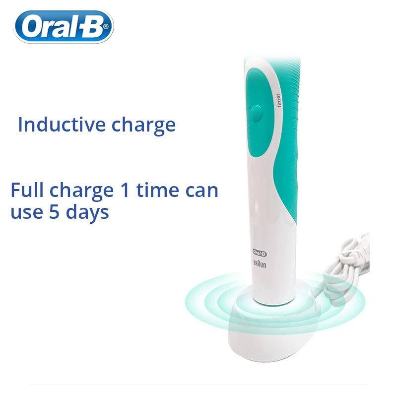 Oral B Electric Toothbrush Adult Rotation Clean Teeth Charging Tooth Brush 3D Whiten Teeth Oral Care Brush With Gift Brush Heads - Your Gift Ideas