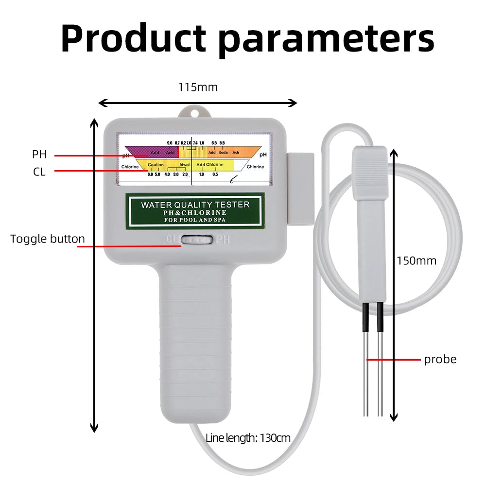 ChlorinePro 2-in-1 Digital Water Tester PC-101