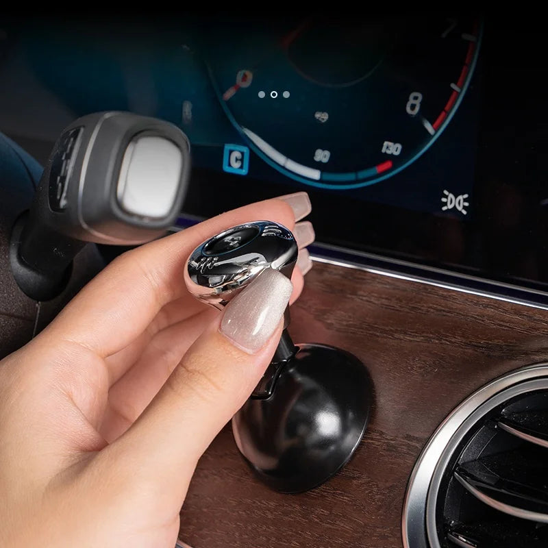 Metal car one key start button cover one key start joystick, engine start/stop control lever decorative accessories