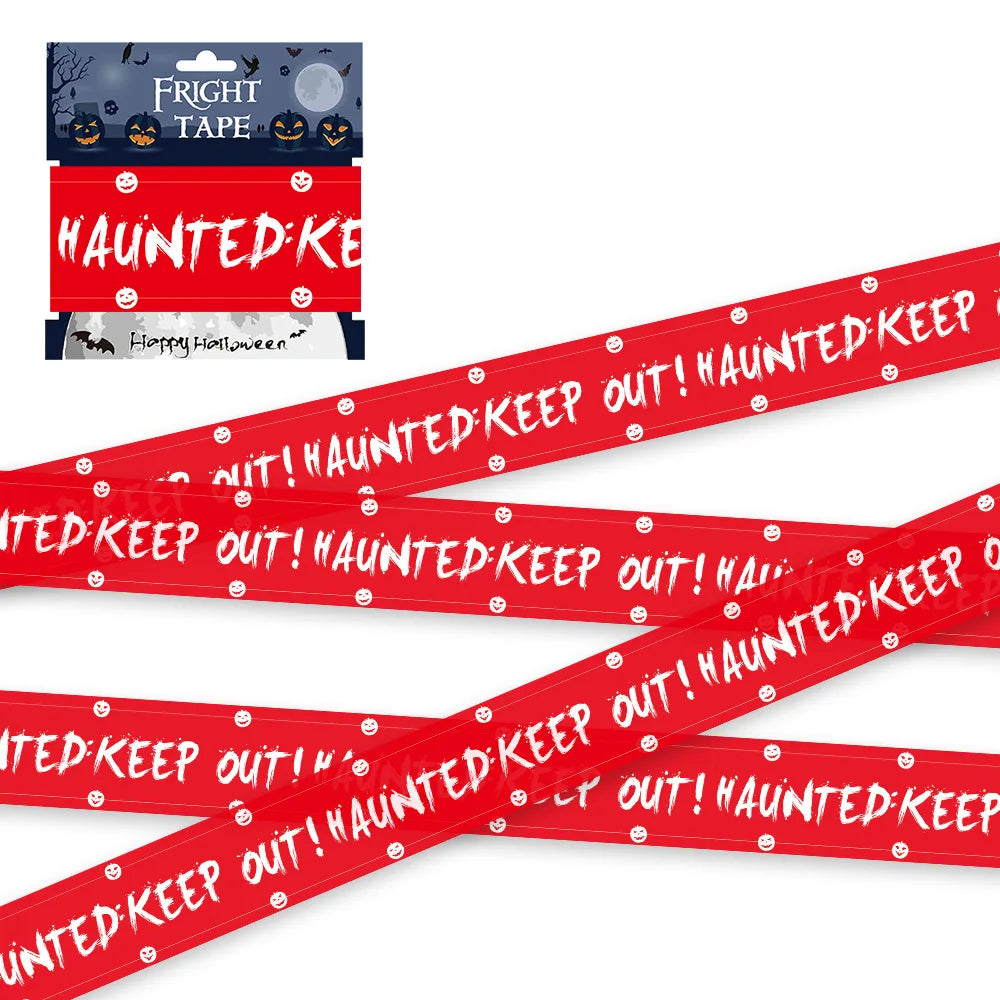 NEW 1PC Halloween Props Window Prop Warning line - YourGiftIdeasUK