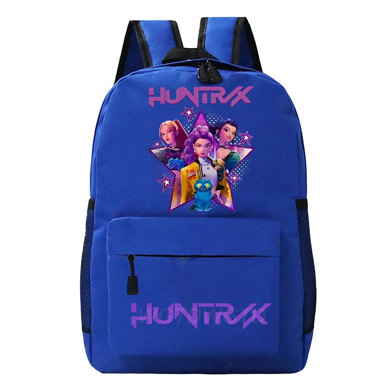 Kpop Demon Hunters Huntrix Backpack Children Teeneger Schoolbags Student Bag Large Capacity Bag Girls Boys Anime Book Bags Gifts