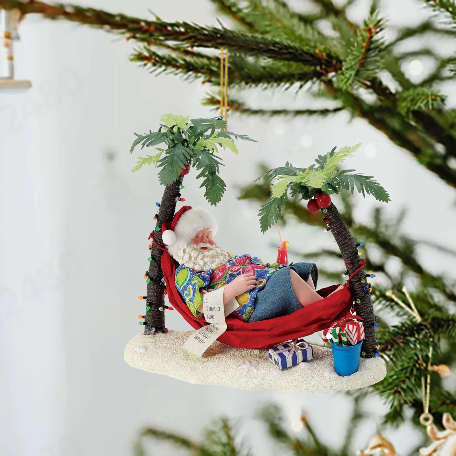 Christmas Tree Decor Pendant 2D Acrylic Santa Claus's Daily Life Home Holiday Pendant Christmas Ornaments Navidad New Year 2025 - YourGiftIdeasUK