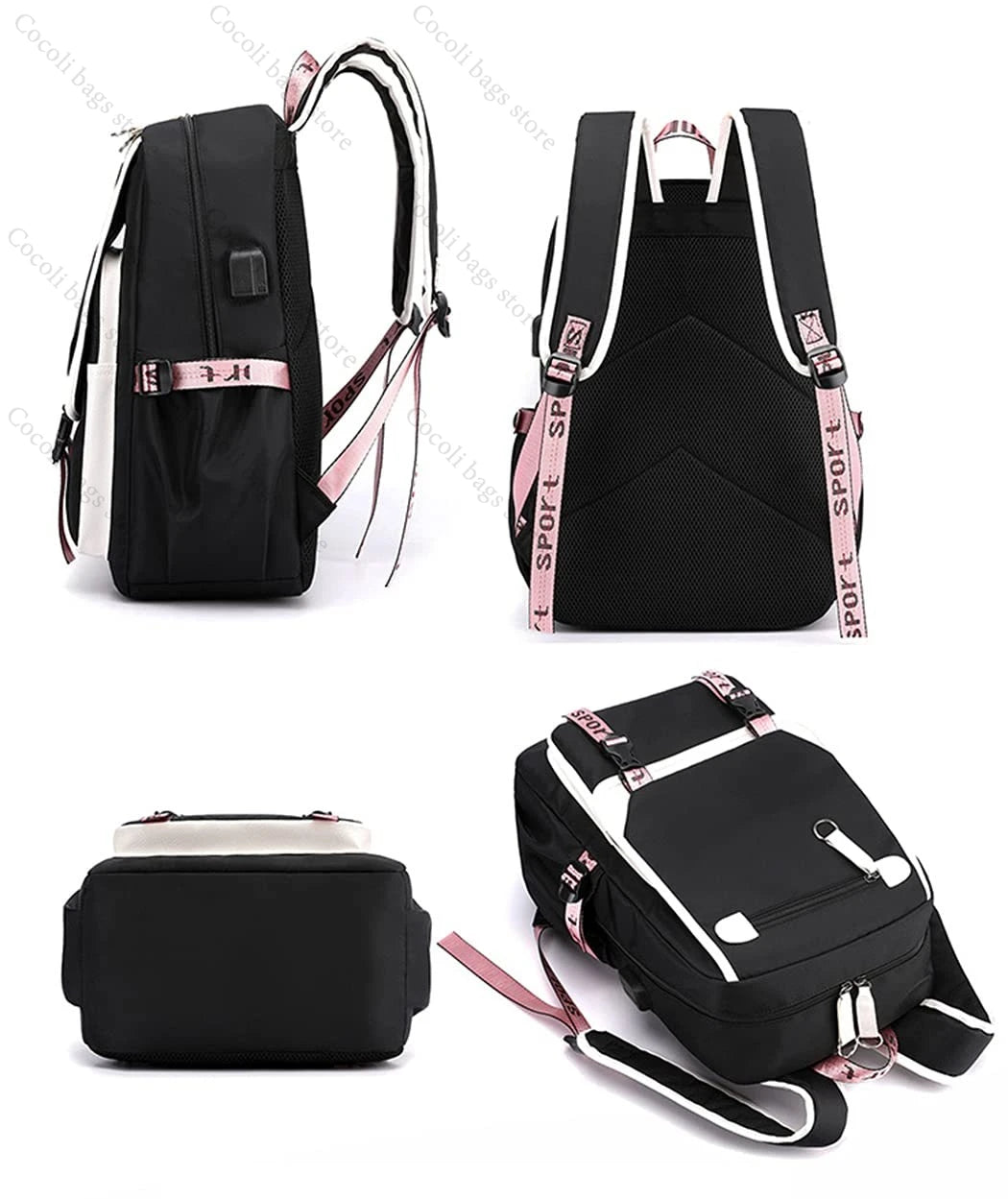 2025 KPop Demon Hunters Print Backpack Large Capacity School Bag Student Bag School Backpack Girls' School Backpack