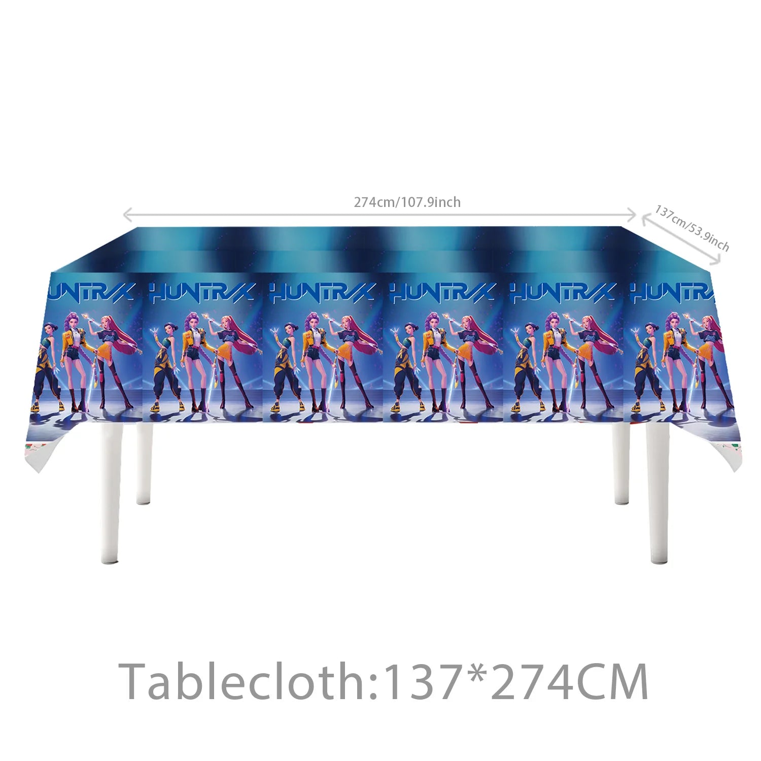 Birthday Decorations k pop demon hunters Birthday Table cloth Birthday Cup Plate Baby Shower Party Favors Kids Kpop Demon Hunter - YourGiftIdeasUK