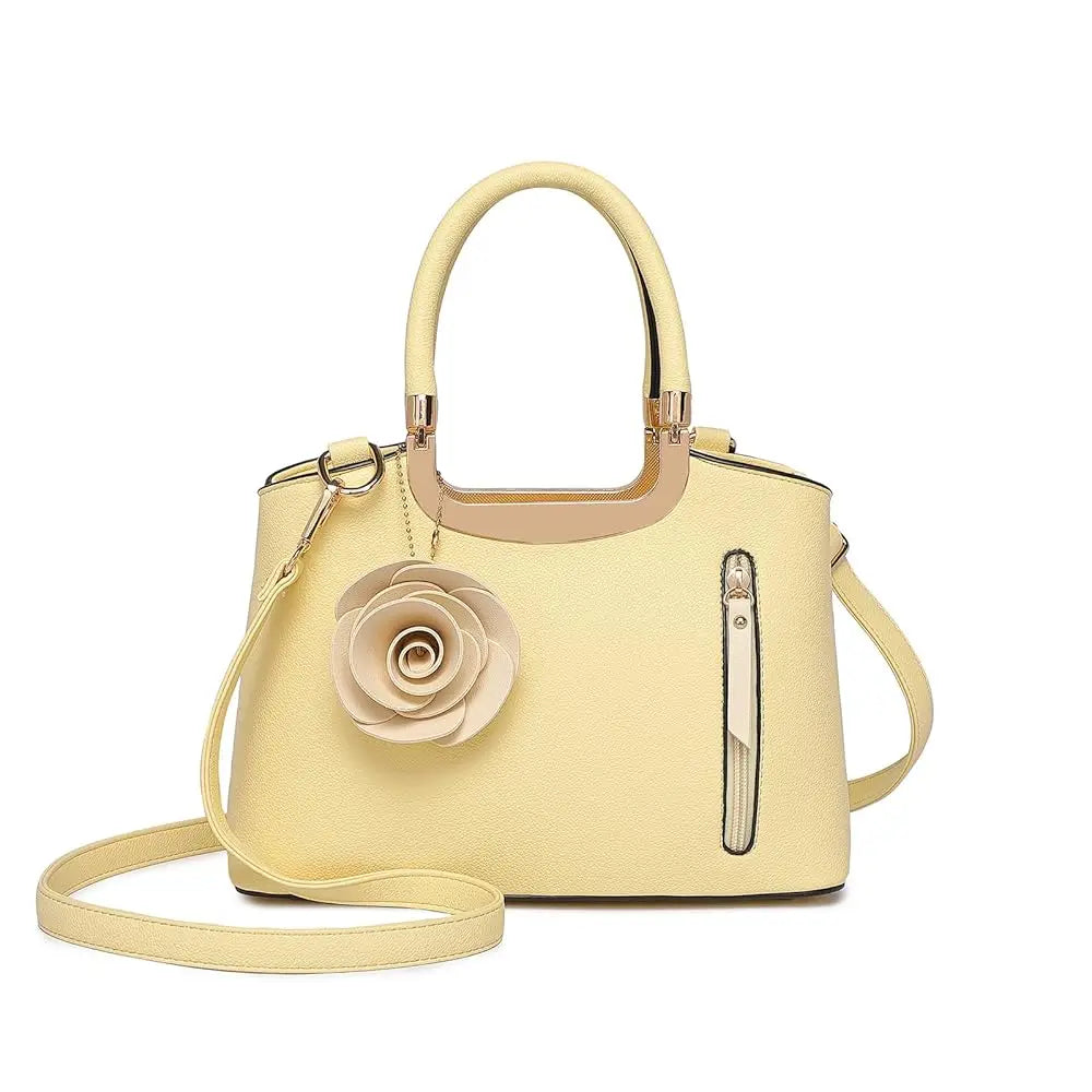 Miss Lulu Handbags for Women Ladies Shoulder Bags Fashion PU Leather Crossbody Top Handle Bag