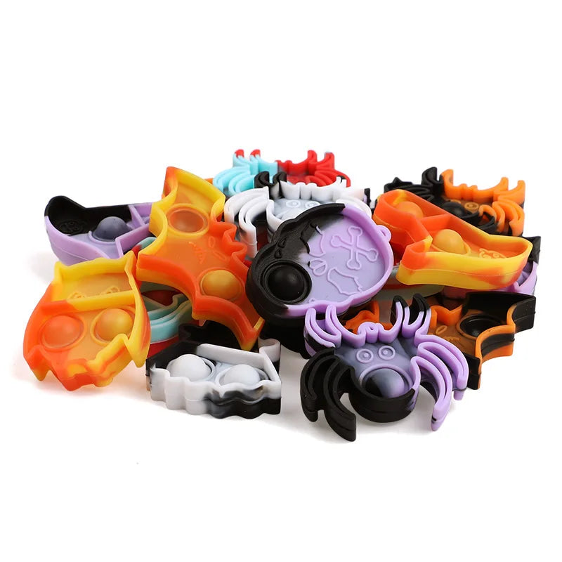10-20-30Pcs Halloween Mini Pop Keychain Fidget Toys - YourGiftIdeasUK
