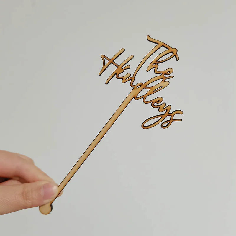 100PCS Personalized Name Drink Stirrers Custom Letter Calligraphy Stir Swizzle Sticks Bar Accessories Wedding Table Centerpiece