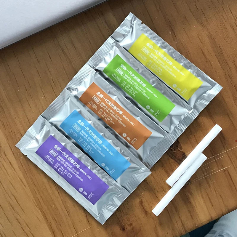 Car aromatherapy stick refill bar PE fragrance replacement core Air outlet solid balm cotton perfume Accessories Lemon Lavender - YourGiftIdeasUK