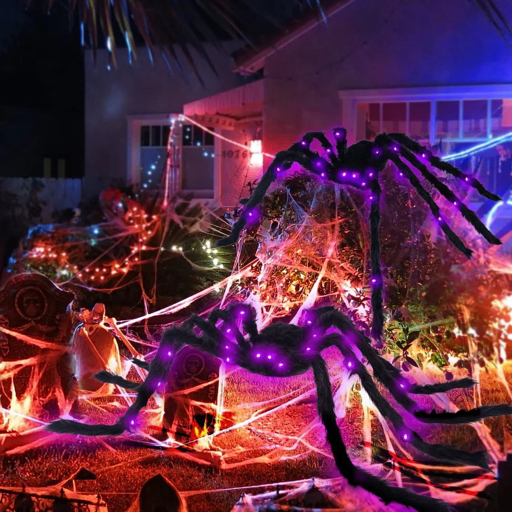 Light-up Spider Halloween Decoration - YourGiftIdeasUK
