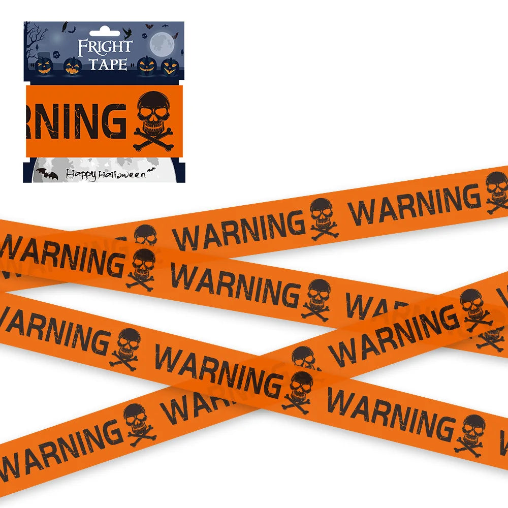 NEW 1PC Halloween Props Window Prop Warning line - YourGiftIdeasUK