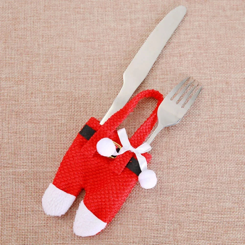 3 Sets of Christmas Cutlery covers