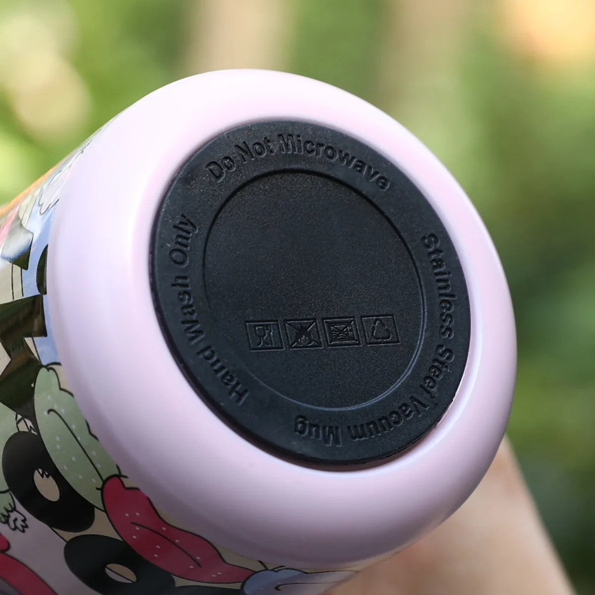 Printed 400Ml Water Bottle Thermos Cup Pocket Stainless Steel Thermal Coffee Mug Vacuum Insulated Flask Cup Kid Gift