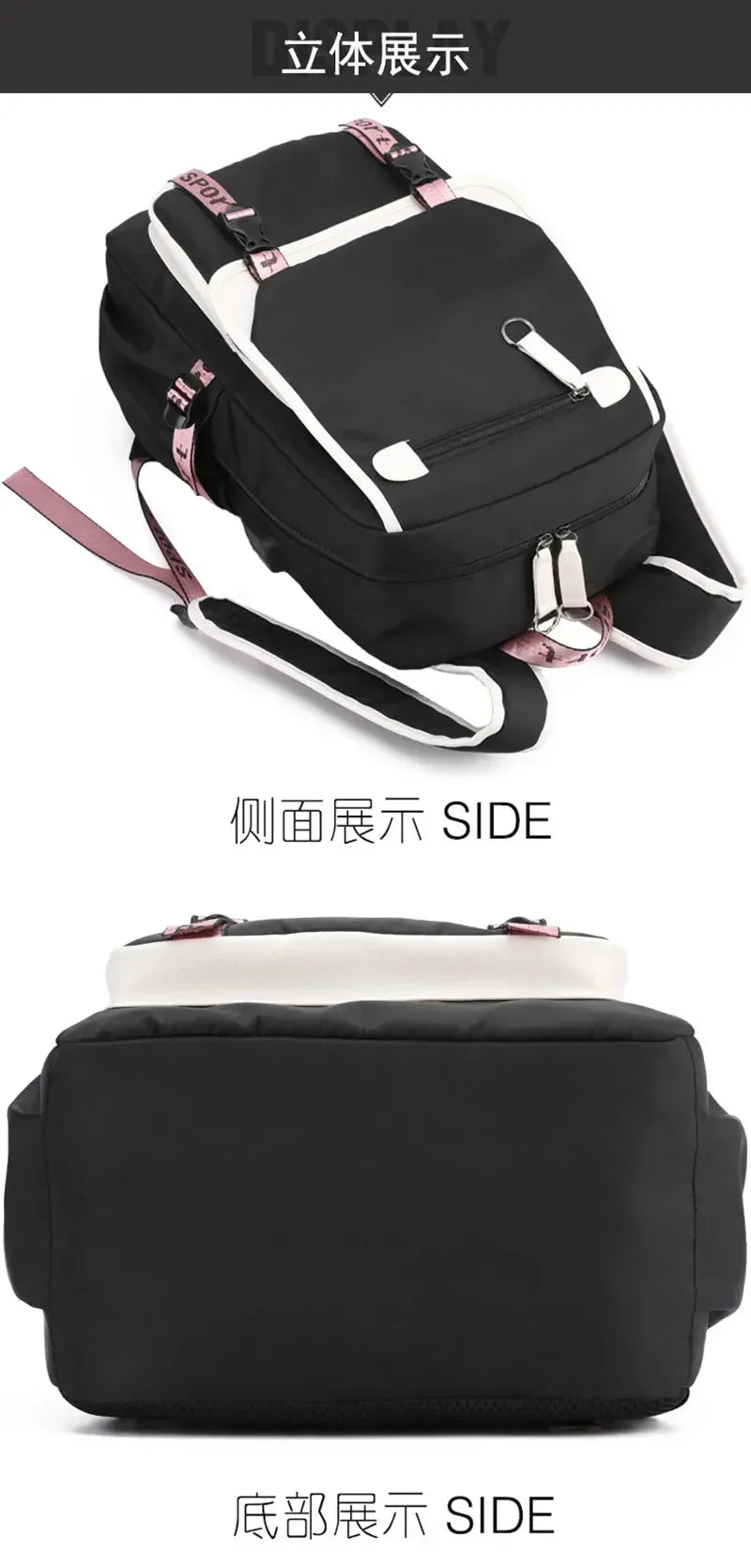 School Backpack for Students KPop Demon Hunters Daily Bagpack 2025 Hot Movie Print Backpacks for Girl Boy Laptop Usb Port Bag