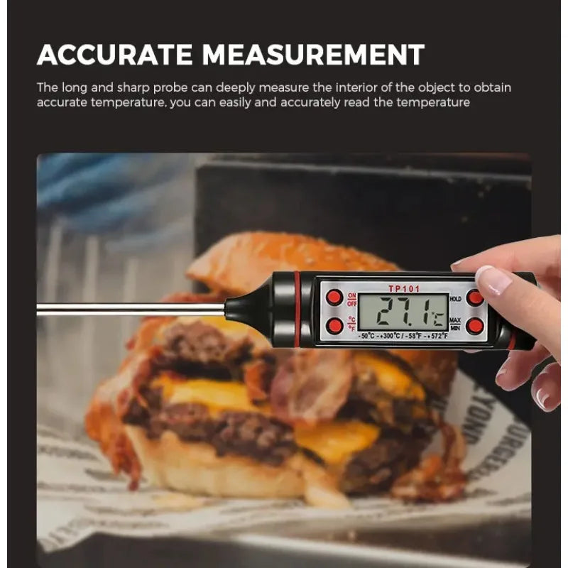 Food Thermometer Baking Temperature Measurement Electronic Probe Kitchen Cooking Temperature Measurement Pen