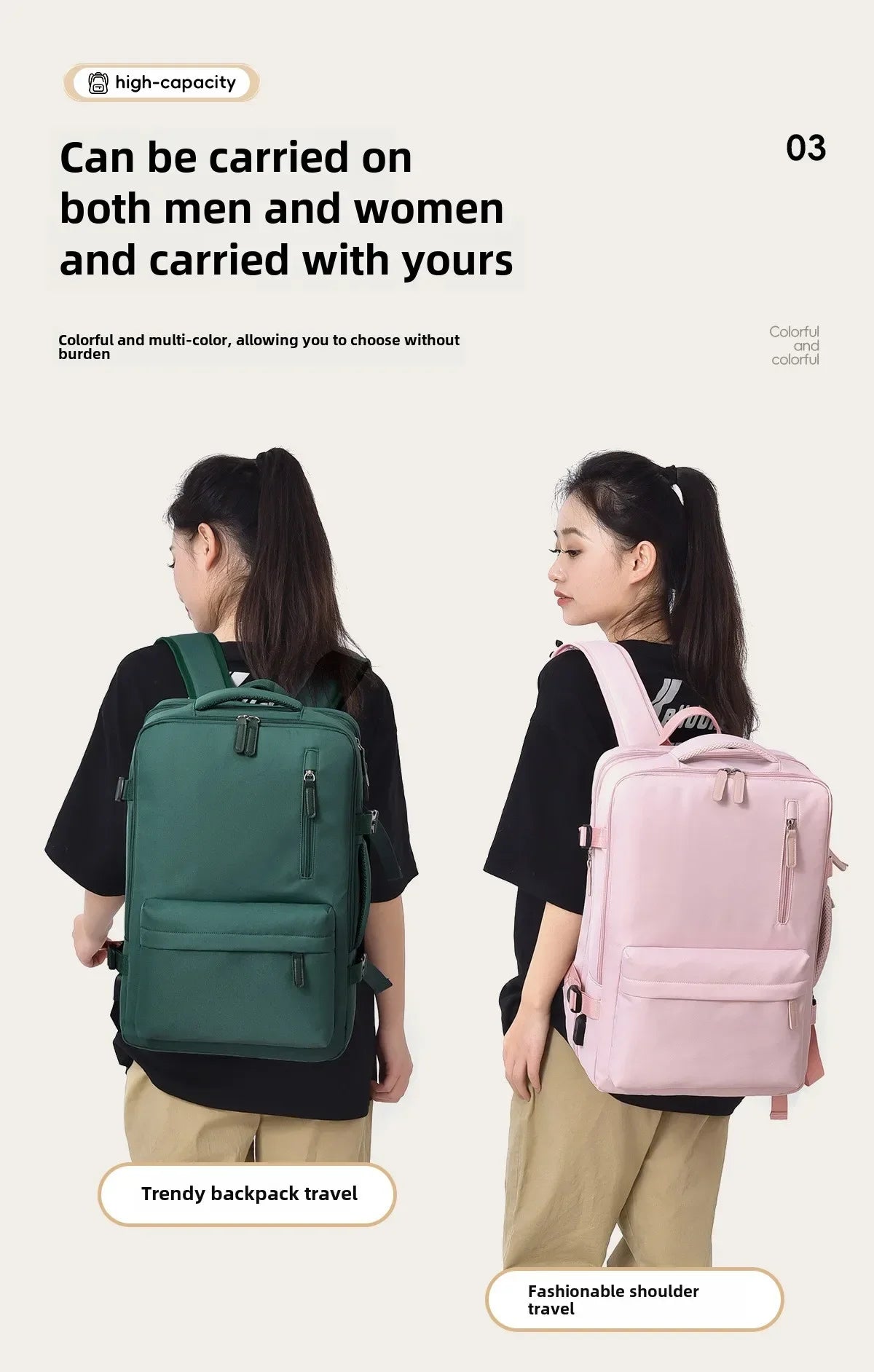 Men Women's Bag Backpack 40x30x20 Airplane, Cabin Hand Luggage Backpack, Laptop Backpack for Aeroplane Travel, School Backpack,