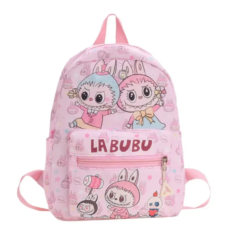 New Large Capacity Children's Backpack Lovely Primary School Student Bag Kindergarten Double Shoulder Bag Bubble Mart Bag