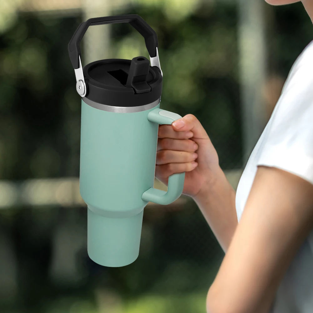 1/2PCS Sealing Bottle Cover for Stanley 20/30/40oz Spill Proof Replaceble Tumbler Flip Straw Lid Water Cups Replacement Cover