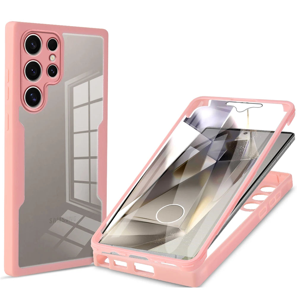 360 SlimFit Clear Case for Samsung Galaxy S21-S24
