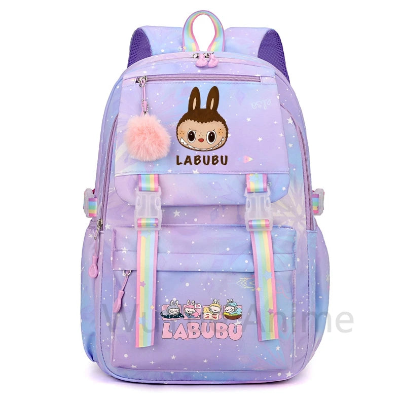 Anime Cute Printed Backpack Teenger Student Kid Girl Boy Schoolbag Bookbag Women Large Capacity Waterproof Schoolbag Travel Bag