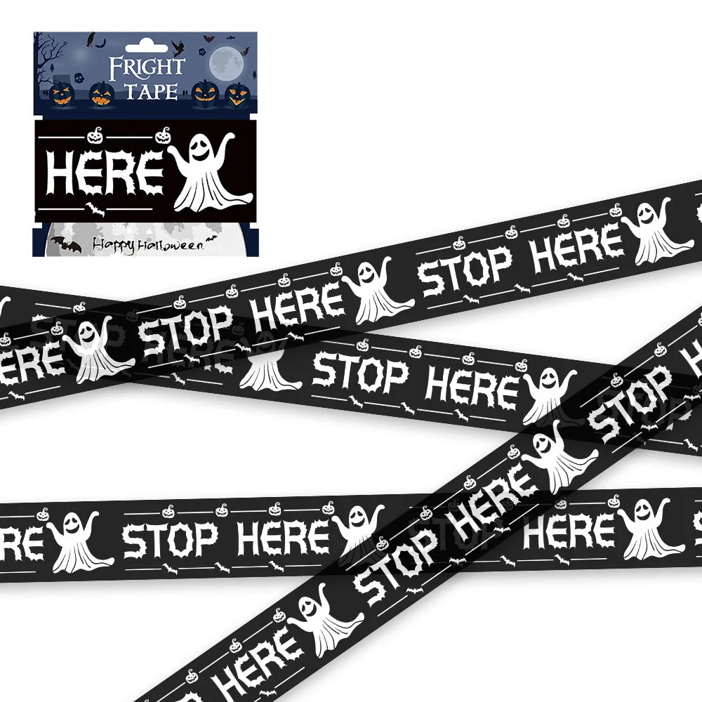 NEW 1PC Halloween Props Window Prop Warning line - YourGiftIdeasUK