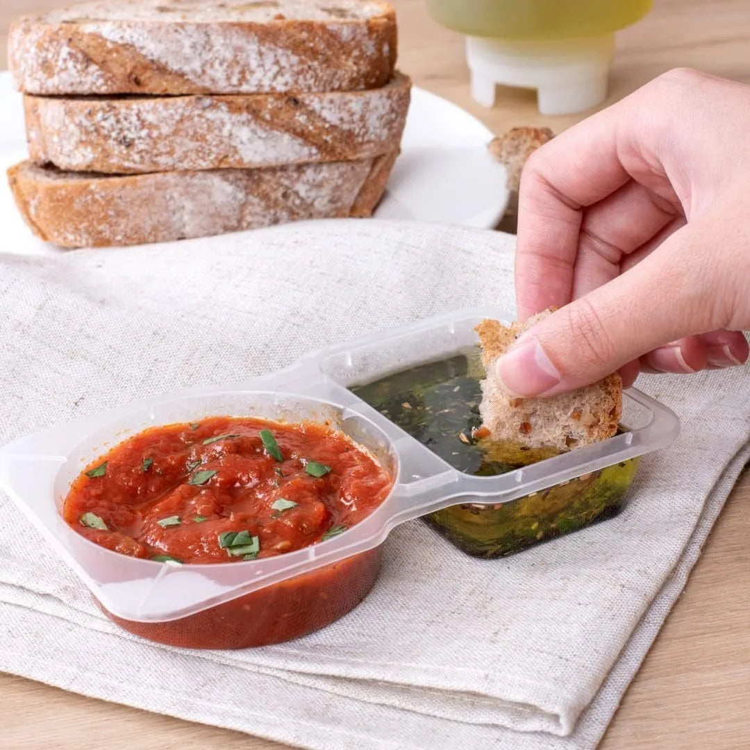 Double Dip Snack Container