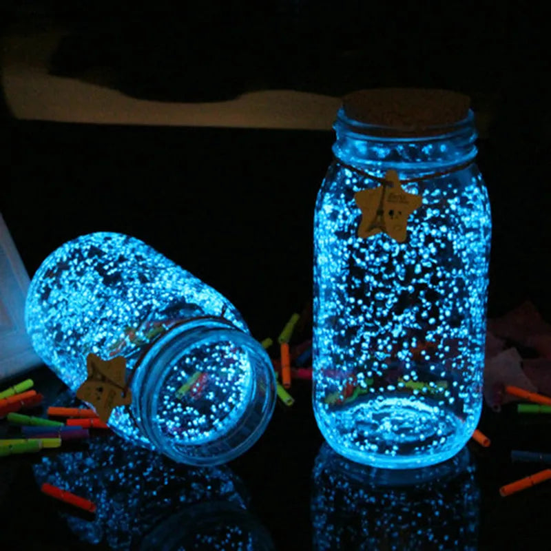 10g Glow In The Dark DIY Luminous Party Super Luminous Particle Pigment - YourGiftIdeasUK