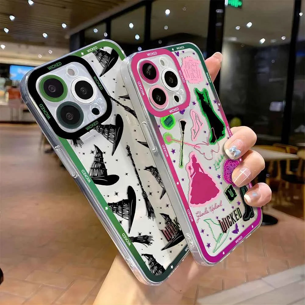 W-Wicked Part One Movie G-Glinda Phone Case For iPhone 16e 16 15 14 13 12 11 Mini Pro Max X XR XSMax 8 Plus Soft TPU Back Cover