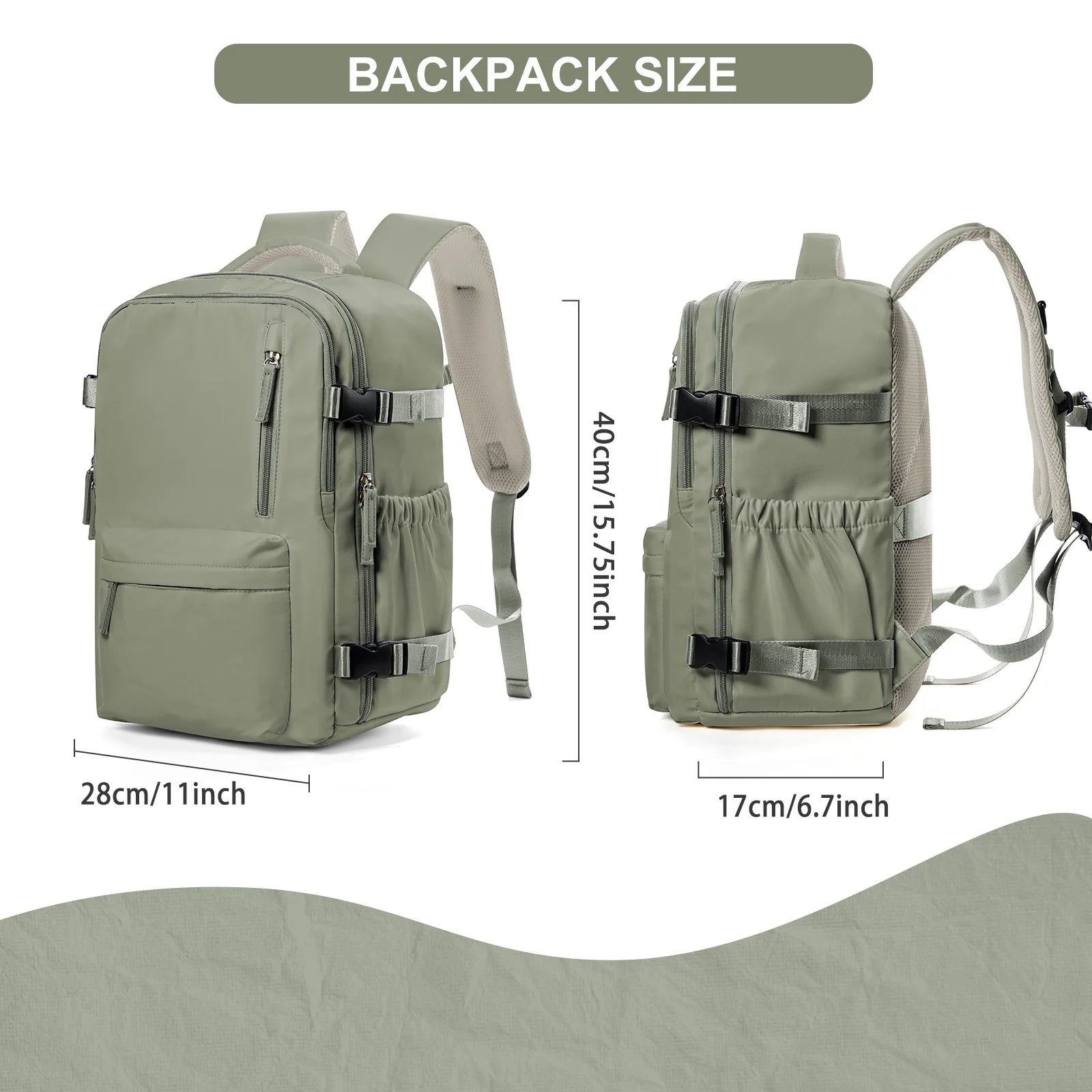 Men Travel Backpack  Airplane Bag Hand Luggage Wizzair 40x30x20 Carry-Ons Laptop Backpack Women Cabin Bags, School Backpacks