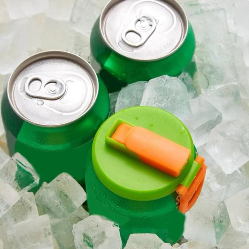 Coca Cola Can, Straw Cup Lid, Reusable, Sealed, Dustproof, Suitable For Beer Soda Can, Household Kitchen, Drinking Water Tool - Your Gift Ideas
