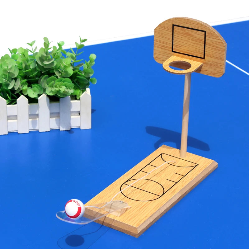 Classic Mini Table Basketball Shooting Board Game Activity Toy Children's Wooden Table Basketball Shooting Game