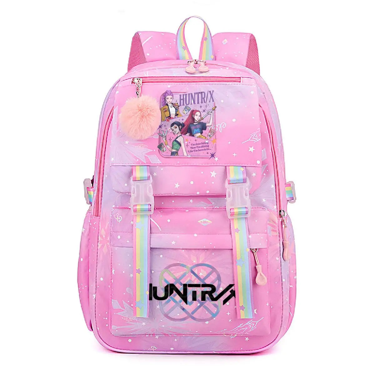 Kpop Demon Hunters Huntrix Graphic Schoolbags Cute Cartoon Children Teeneger School Backpack Kpop Demon Hunters Bags Gifts