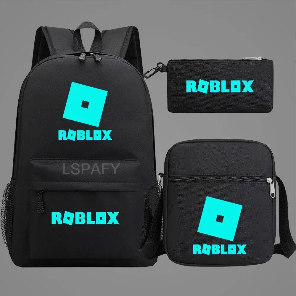 Luminous Cartoon Backpack Set for Kids & Adults
