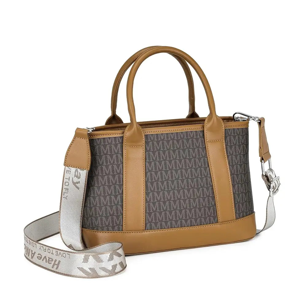 Miss Lulu Women's Medium Shoulder Bag - PU Leather Tote with Multiple Compartments, Stylish & Spacious